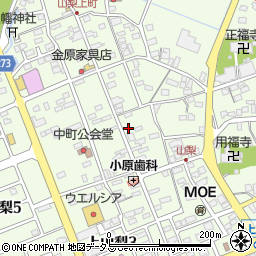 静岡県袋井市上山梨1480周辺の地図