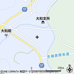 岡山県加賀郡吉備中央町西356周辺の地図