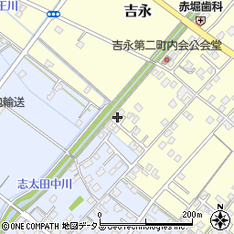 静岡県焼津市吉永1390周辺の地図