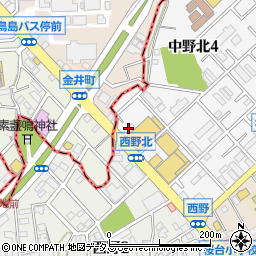 尼崎信用金庫桜台支店周辺の地図