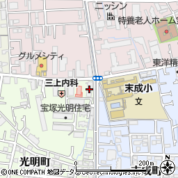 三交宝塚パレス周辺の地図
