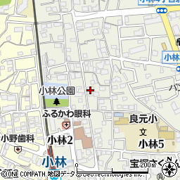 兵庫六甲農業協同組合　中地域事業本部宝塚西支店周辺の地図