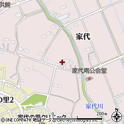 静岡県掛川市家代1834周辺の地図
