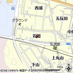 愛知県西尾市東幡豆町岩廻周辺の地図