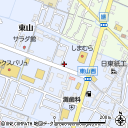 兵庫県姫路市東山23-1周辺の地図