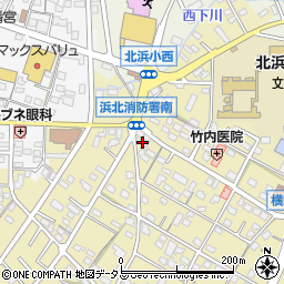 静岡県浜松市浜名区横須賀708周辺の地図