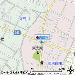 静岡県浜松市浜名区東美薗198周辺の地図