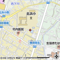 静岡県浜松市浜名区横須賀755-5周辺の地図