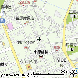 静岡県袋井市上山梨1479周辺の地図