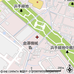 兵庫県姫路市飾磨区中島1313-1周辺の地図