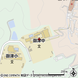 岡山市役所　岡山市教育委員会御津学校給食センター周辺の地図