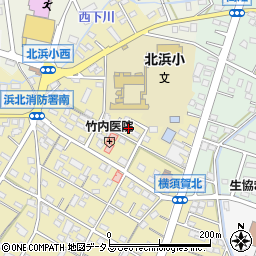 静岡県浜松市浜名区横須賀756周辺の地図