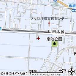 兵庫県高砂市阿弥陀町南池12周辺の地図