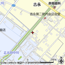 静岡県焼津市吉永1390-3周辺の地図