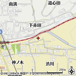 京都府木津川市山城町綺田渋川27周辺の地図