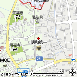 静岡県袋井市上山梨905-1周辺の地図