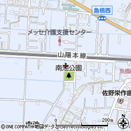 兵庫県高砂市阿弥陀町南池8-15周辺の地図