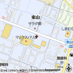 兵庫県姫路市東山239-1周辺の地図