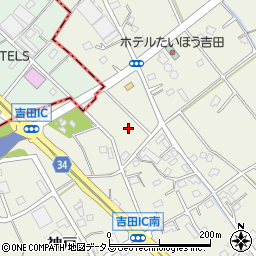 静岡県榛原郡吉田町神戸1447周辺の地図
