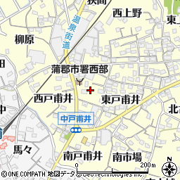 愛知県蒲郡市形原町（中戸甫井）周辺の地図