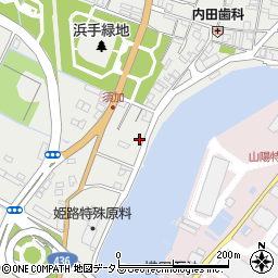 兵庫県姫路市飾磨区須加231周辺の地図