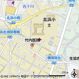 静岡県浜松市浜名区横須賀742-8周辺の地図