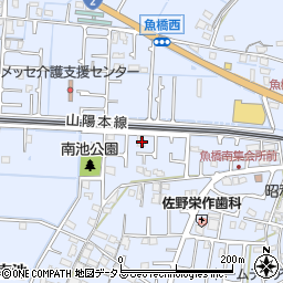 兵庫県高砂市阿弥陀町南池4周辺の地図