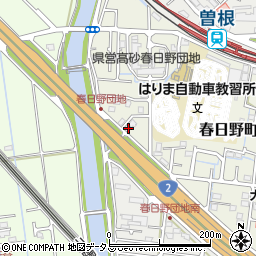兵庫県高砂市春日野町8-16周辺の地図