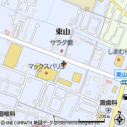 回転寿司 力丸 姫路東山店周辺の地図
