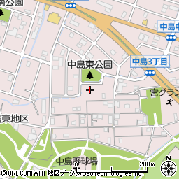 兵庫県姫路市飾磨区中島3丁目73周辺の地図