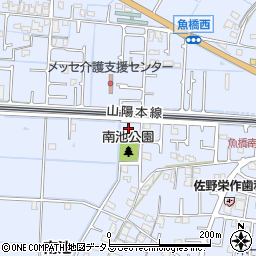 兵庫県高砂市阿弥陀町南池8周辺の地図