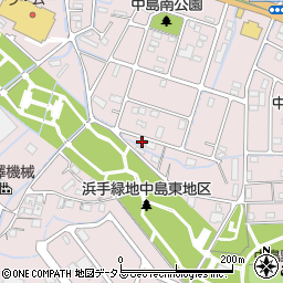 兵庫県姫路市飾磨区中島505周辺の地図