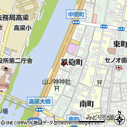 岡山県高梁市鉄砲町1770周辺の地図