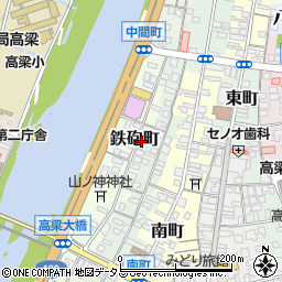 岡山県高梁市鉄砲町91周辺の地図