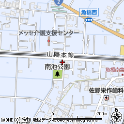 兵庫県高砂市阿弥陀町南池8-10周辺の地図