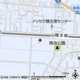 兵庫県高砂市阿弥陀町南池12-1周辺の地図