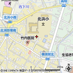 静岡県浜松市浜名区横須賀742周辺の地図