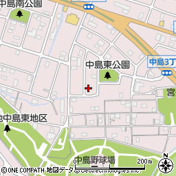 兵庫県姫路市飾磨区中島3丁目94周辺の地図
