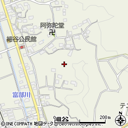 静岡県掛川市細谷周辺の地図