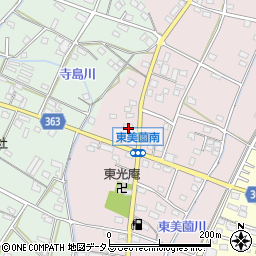 静岡県浜松市浜名区東美薗203-1周辺の地図