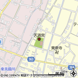 静岡県浜松市浜名区善地2周辺の地図