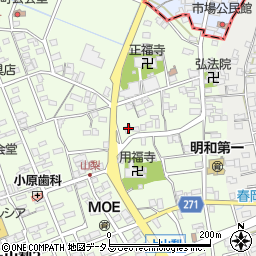 静岡県袋井市上山梨960周辺の地図