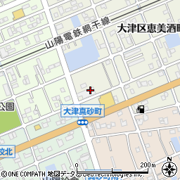 兵庫県姫路市大津区恵美酒町2丁目105周辺の地図