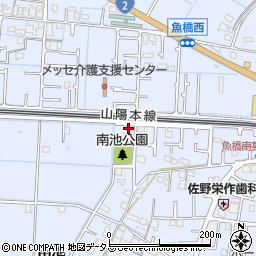 兵庫県高砂市阿弥陀町南池8-8周辺の地図