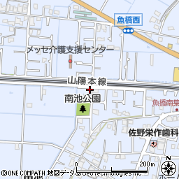 兵庫県高砂市阿弥陀町南池8-11周辺の地図