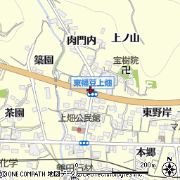 東幡豆上畑周辺の地図