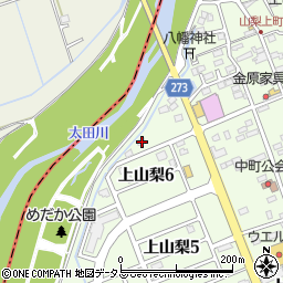静岡県袋井市上山梨1600周辺の地図