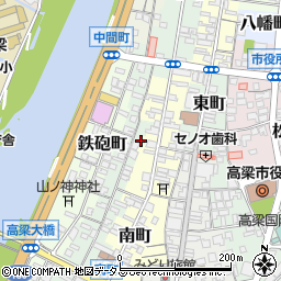 岡山県高梁市弓之町87周辺の地図