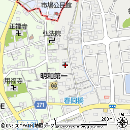 静岡県袋井市春岡230周辺の地図
