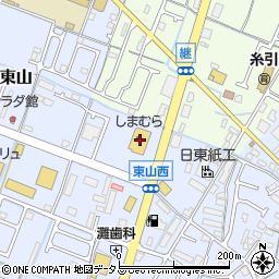 兵庫県姫路市東山18周辺の地図